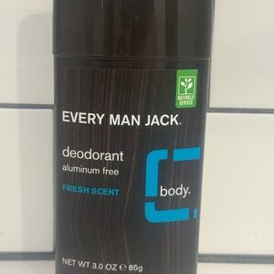 Every Man Jack Fresh Scent RARE NEW DISCONTINUED Aluminum Free